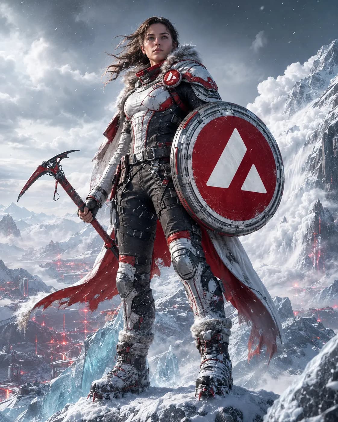 The Crimson Mountaineer, the official Avalanche mascot