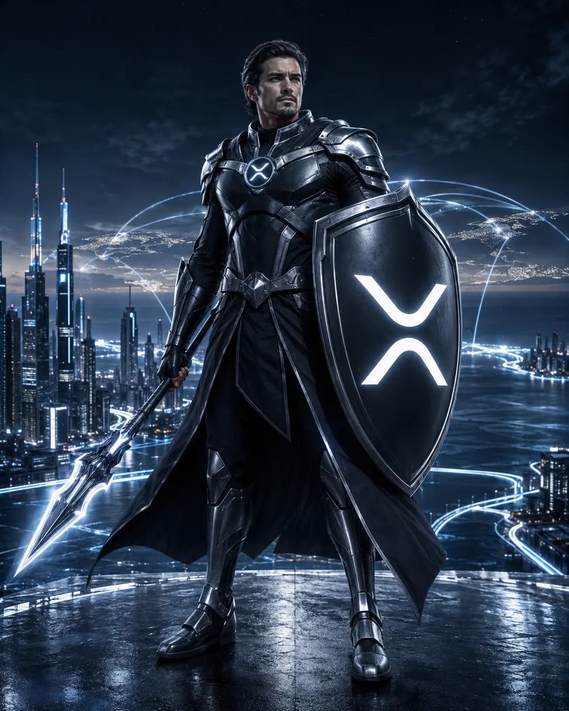 The Velocity Guardian, the official XRP mascot