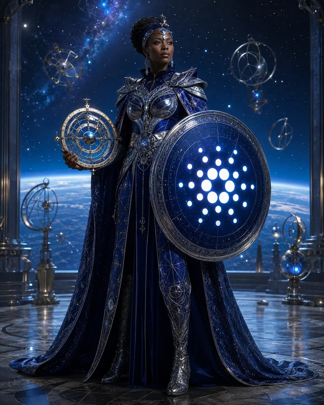 The Celestial Scholar, the official Cardano mascot